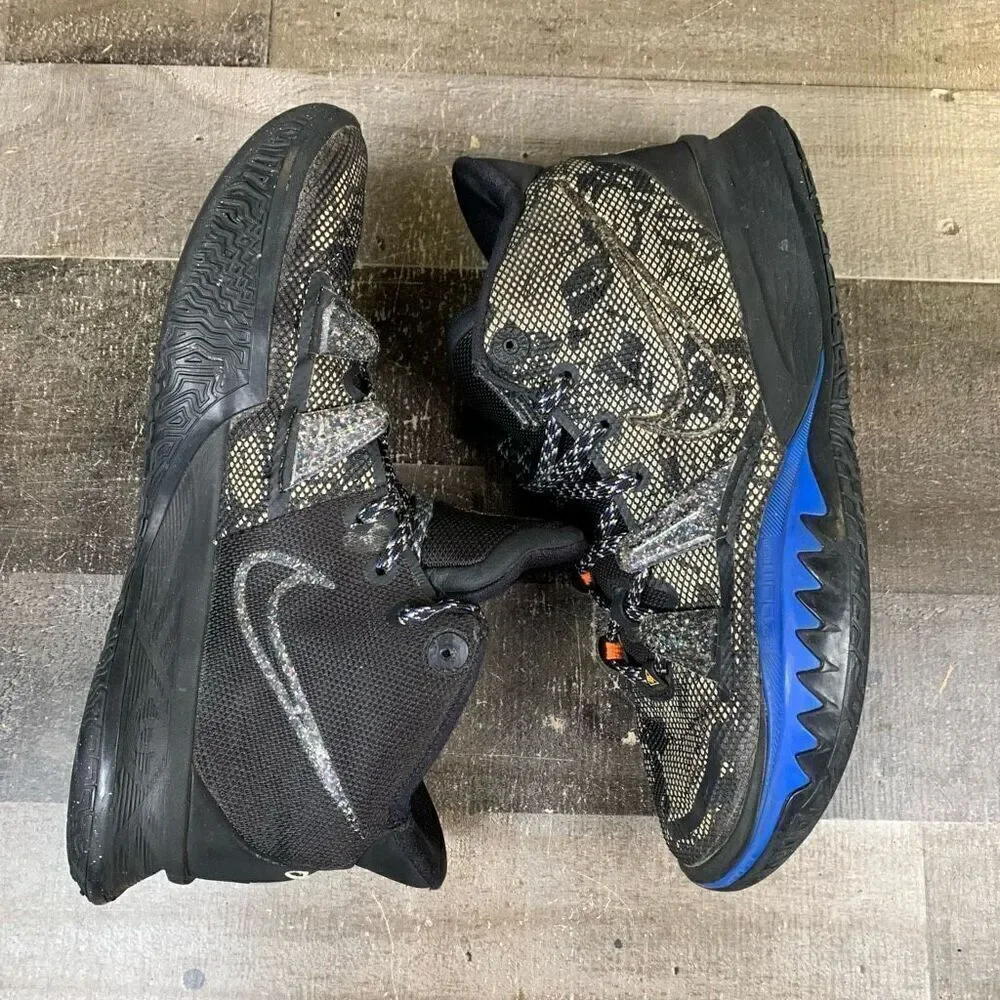 Nike Men’s Size 8.5 Kyrie 7 Grind Basketball Shoes Black Blue Athletic Sneakers